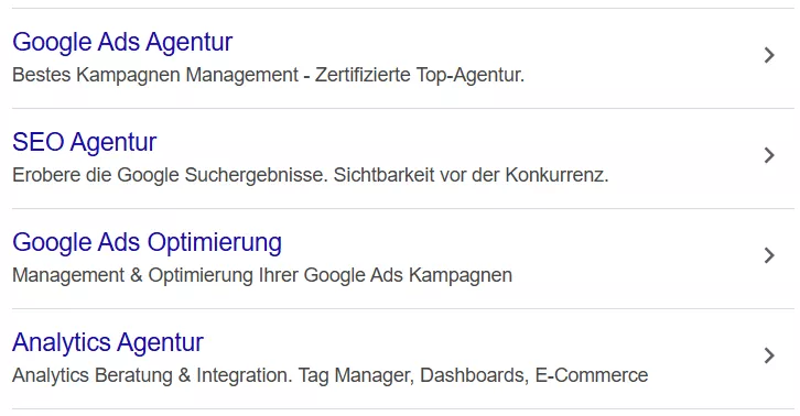 Google Unternehmensprofil 3Dienstleistungen