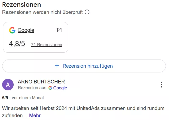 Google Unternehmensprofil Rezensionen 2 Google Unternehmensprofil Rezensionen 2